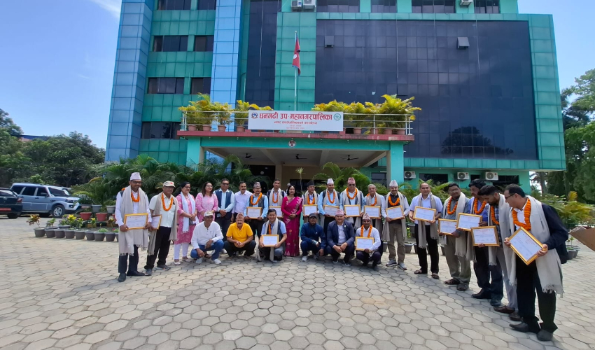 धनगढीका १० सामुदायिक विद्यालय सम्मानित