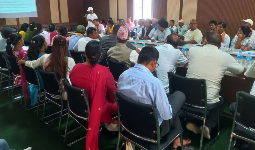 प्रदेश सरकारले तयार गरेको ‘भलमनसा र बरघर विधेयक’ माथि छलफल   