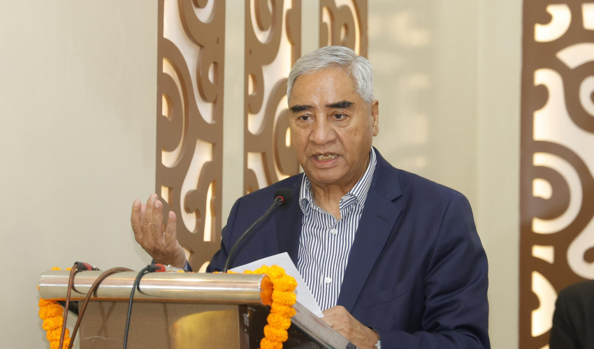 ‘भ्रामक प्रचारको भ्रममा नपर्न’ देउवाको अपिल