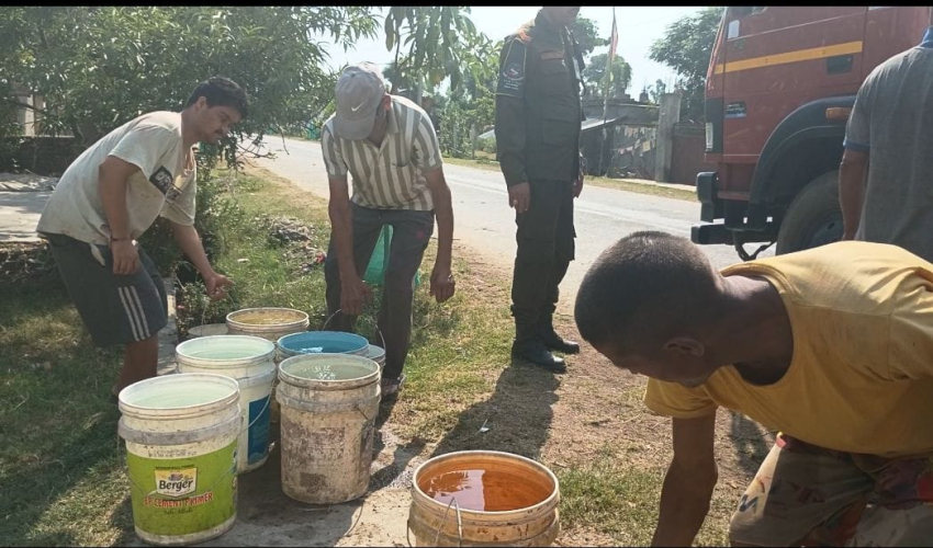 धनगढी-१४ स्याउलेमा खानेपानी संकट