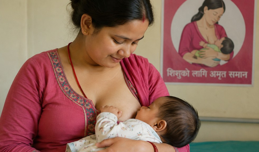 सुदूरपश्चिममा ३२ प्रतिशत शिशु पूर्ण स्तनपानबाट वञ्चित, पूरक आहारमा पनि कमजोर अवस्था