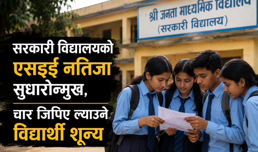 धनगढीका सरकारी विद्यालयको एसइई नतिजा सुधारोन्मुख, तर चार जिपिए ल्याउने विद्यार्थी शून्य 