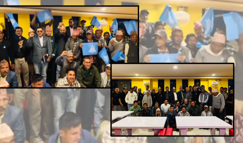 ‘शैलेश सिंहलाई जिताऔँ’ भन्दै बझाङ फर्किनेको लर्को 