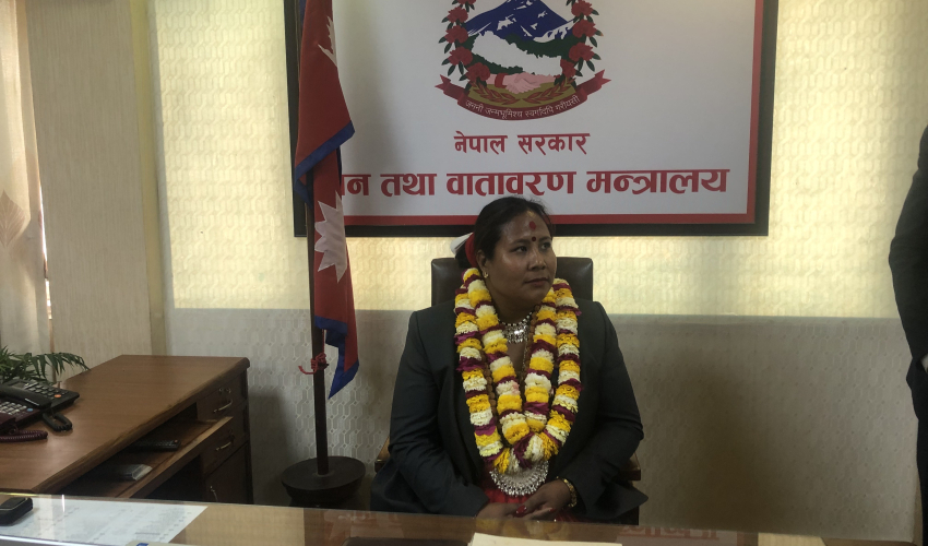 मानव–वन्यजन्तु द्वन्द्व न्यूनीकरण प्राथमिकतामा रहनेछः वनमन्त्री चौधरी