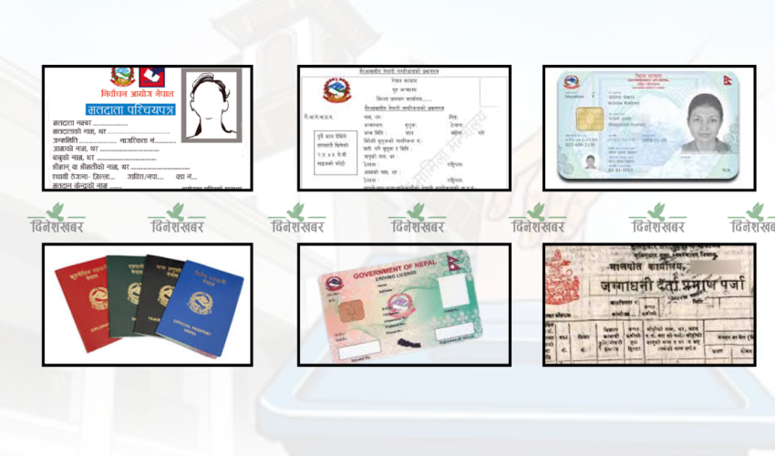 यी कागजात देखाएर पाइन्छ मतदान गर्न 