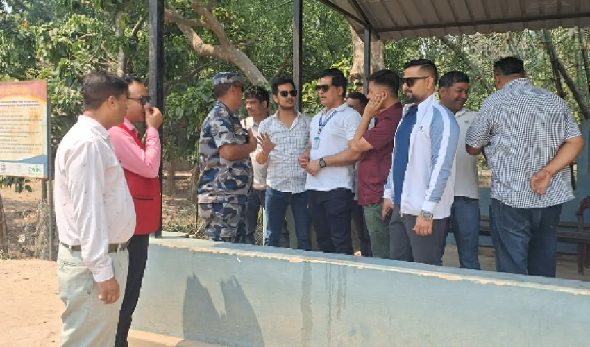 उद्योग वाणिज्य संघको टोली त्रिनगर–गौरीफन्टा नाकामा: खुला सिमाबाट हुने तस्करी रोक्न माग