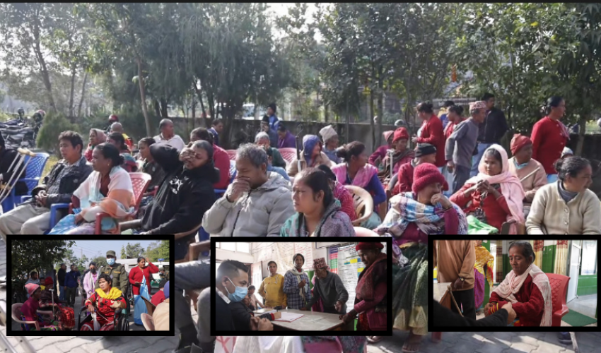 धनगढी उप-महानगरद्धारा निःशुल्क अपाङ्गता सहायक सामग्री वितरणका लागि स्क्रिनिङ्ग शिविर सुरु