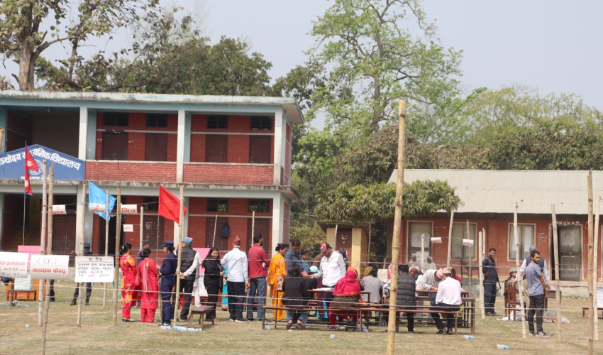 कैलालीका पाँच निर्वाचन क्षेत्रमा ५५.४ प्रतिशत मतदान