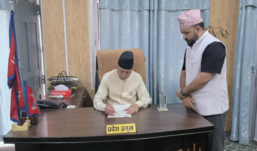 प्रदेश प्रमुखद्वारा चैत २४ गते सुदूरपश्चिम प्रदेश सभा आह्वान