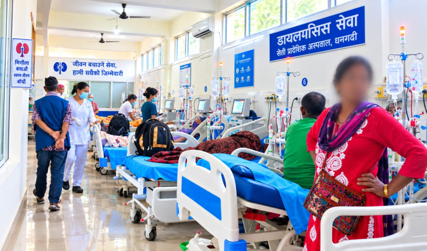बिरामीको चाप बढ्दै, सेती अस्पतालको डायलायसिस सेवामा पूर्वाधार अभाव