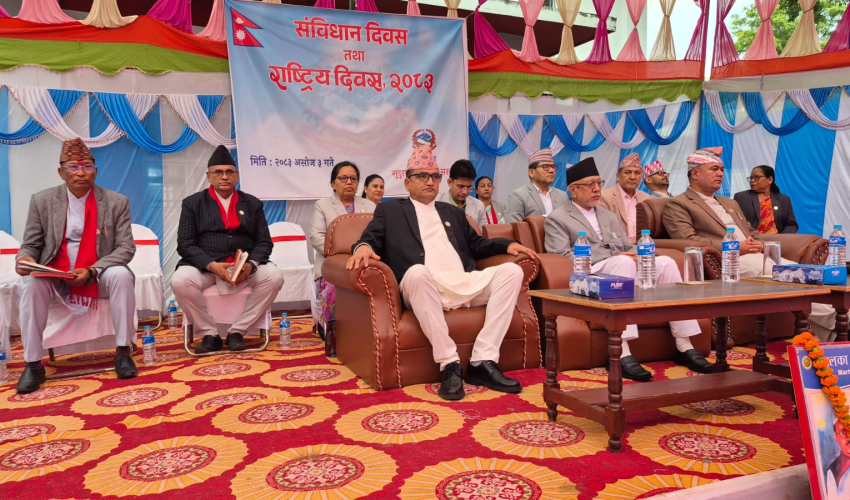 संविधानले सबै नागरिकका अधिकार सुनिश्चित गरेको छ: मुख्यमन्त्री भट्ट 