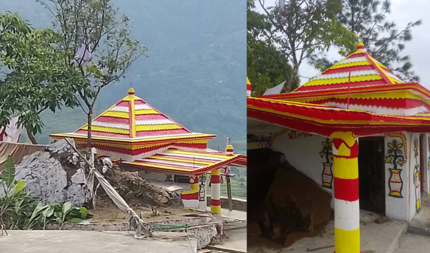  डडेल्धुराकाे भागेश्वर–२ मा लाटादेवता मन्दिर निर्माण, सहयोग अभियानमा जुट्यो साढे ४ लाख 