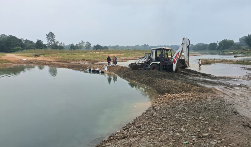 आठ वर्षदेखि अलपत्र शिवगङ्गा पुल, हरेक वर्ष अस्थायी संरचना निर्माण गर्दै उपमहानगर 