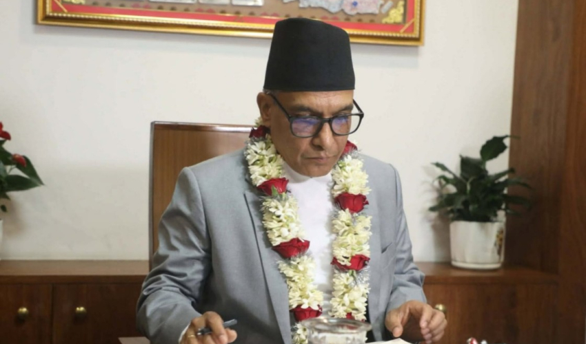 प्रधानन्यायाधीश शर्माले गरे पदभार ग्रहण