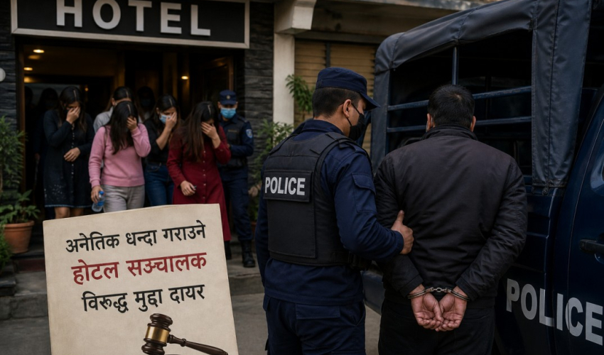 धनगढीका ६ होटल सञ्चालकविरुद्ध अनैतिक धन्दा गराएको अभियोगमा मुद्दा