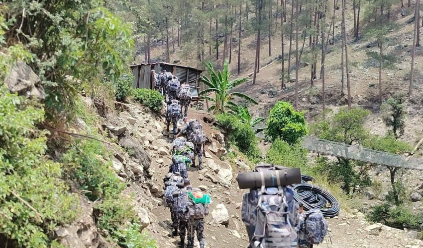 बाजुरा–हुम्ला सीमा विवाद क्षेत्र लाम्पाटामा पुग्यो सशस्त्र प्रहरीको टोली