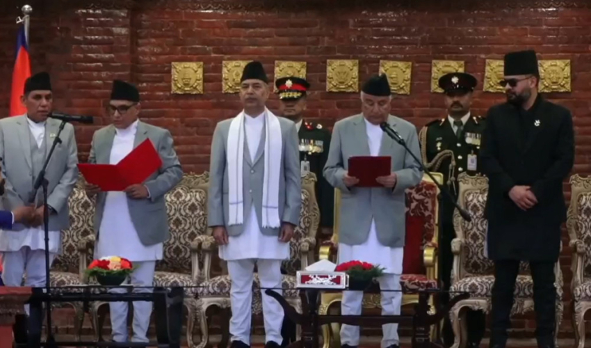 मनोजकुमार शर्मा बने प्रधानन्यायाधीश, राष्ट्रपति पौडेलबाट शपथ