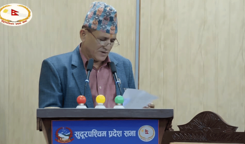 २३ दिनपछि सुदूरपश्चिमको बजेट प्रदेश सभामा टेबुल, छलफल र पारित प्रक्रिया अन्योलमा