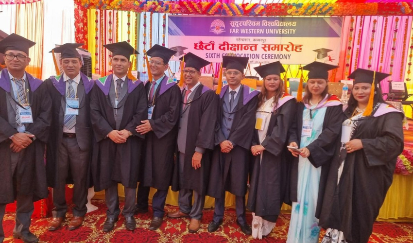 सुदूरपश्चिम विश्वविद्यालयको छैटौँ दीक्षान्त  समारोह सम्पन्न