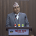 सुदूरपश्चिमका मुख्यमन्त्री शाह विश्वासको मत लिदै