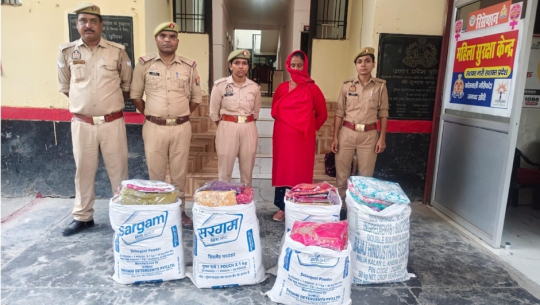 गौरीफन्टामा कपडा तस्करीसहित एक महिला पक्राउ