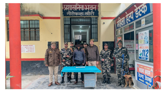 भारतीय प्रहरीद्वारा ब्राउन सुगरसहित धनगढीका एक युवक पक्राउ