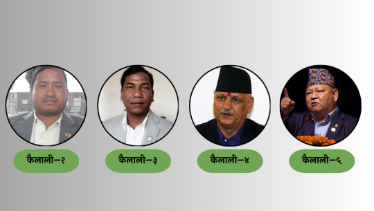 कैलालीको ४ निर्वाचन क्षेत्रमा पूर्वमन्त्री र नयाँ अनुहारबीच प्रतिस्पर्धा