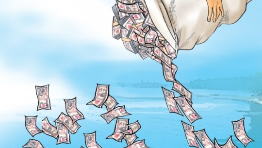 पूर्वाधार विकास कार्यक्रम : कार्यकर्ता रिझाउन कैलालीका सांसदका खुद्रे योजना