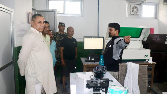 मुख्यमन्त्री शाहले गरे लम्की-चुहा प्रादेशिक अस्पतालको अनुगमन