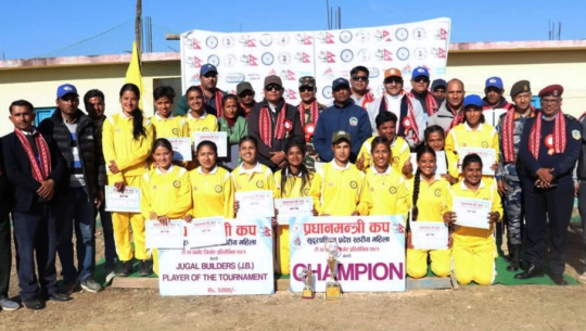 बैतडीले जित्यो प्रधानमन्त्री कप क्रिकेटको उपाधि