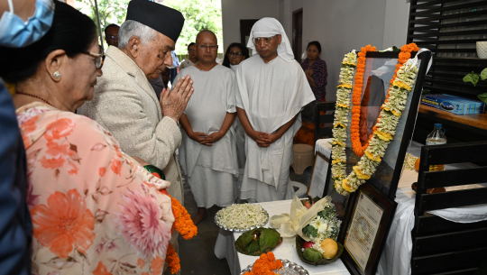 राष्ट्रपति पौडेलद्वारा समवेदना प्रकट