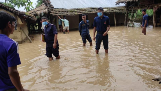 Flooding submerges houses in Joshipur and Ghodaghodi while one collapsed