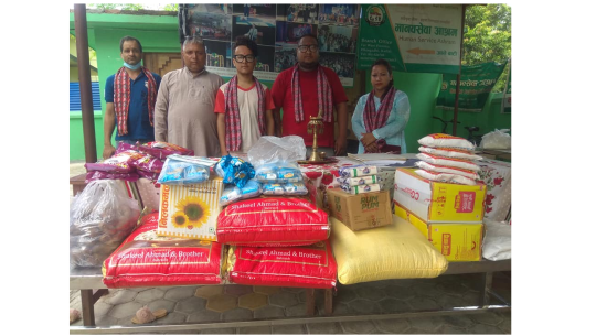 जन्मदिनको अवसरमा मानवसेवा आश्रमलाई सहयोग