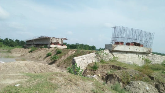 धनगढी–राजघाट मोहना पुलको निर्माण ६ वर्ष सम्म अधुरै