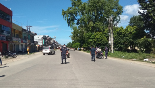 कर्मथलोमै  सुरक्षाकर्मीले मनाए दशैं