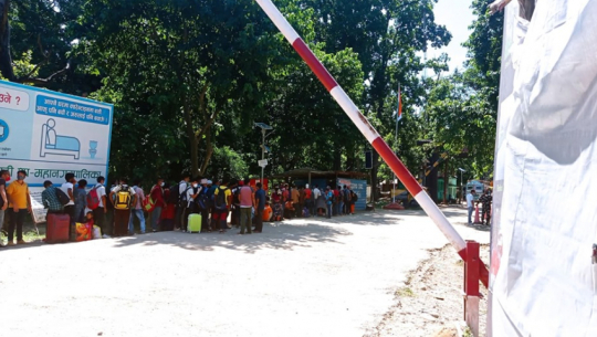 4173 Nepalese enter India through the Trinagar-Gauriphanta border in a period of four days
