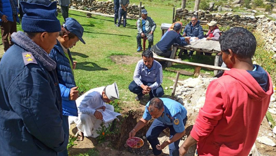 दार्चुलाको छांगरुमा प्रहरी बसेको ५१ वर्षपछि सुविधासम्पन्न भवन निर्माण गरिँदै