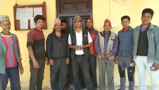 बाजुराको एक वडा कार्यालयमा तालबन्दी