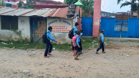 Kailali locals demand the local government to reopen schools