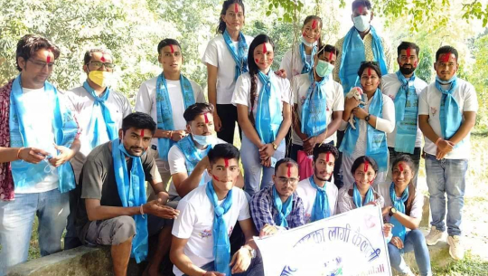 योगदान राष्ट्रका लागि कैलालीको अध्यक्षमा भण्डारी