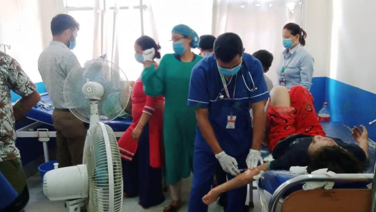 धनगढीमा ग्यास सिलिण्डर पड्किदा तीन जना घाइते, एकको अवस्था गम्भीर