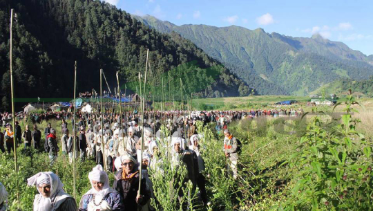 बझाङ र दार्चुलाको सीमानामा देशकै ठूलो सुर्माभवानी जात्रा सुरु