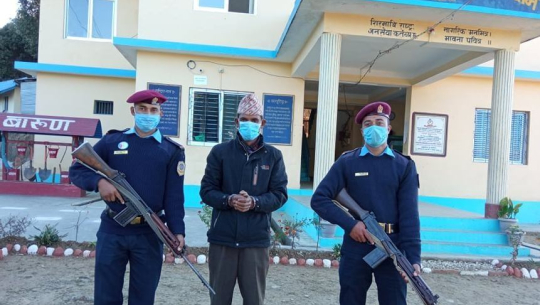 अछाममा २ नाल भरुवा बन्दुकसहित एक जना पक्राउ