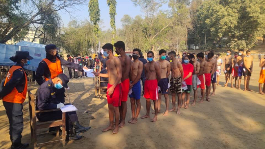 सुदूरपश्चिममा प्रहरी भर्ना छनोट जारी