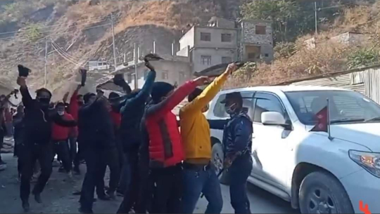 Minister Ganesh Thagunna visits Bajhang