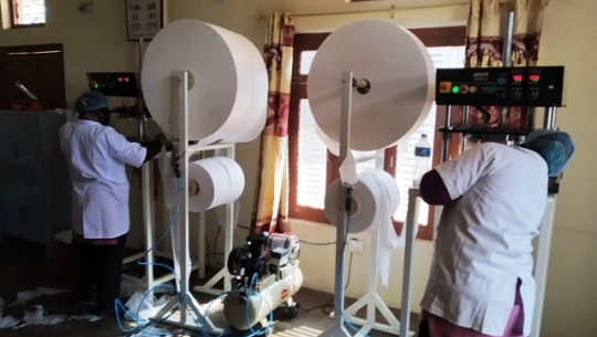 सुदूरपश्चिममा पहिलोपटक कम्पोष्टेवल सेनेटरी प्याड उत्पादन सुुरु