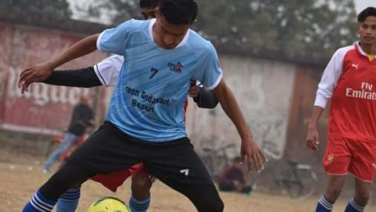 कञ्चनपुरमा जारी फुटबल प्रतियोगितामा दोस्रो दिन रोयल गोर्खा र पिएफए विजयी