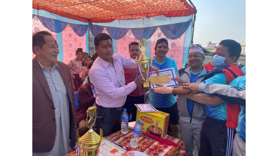 धनगढीमा वडास्तरिय भलिबल प्रतियोगिता सम्पन्न