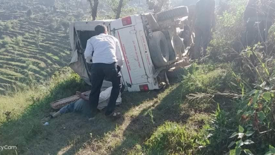 बैतडीमा जीप दुर्घटना