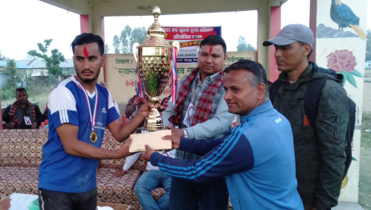 कञ्चनपुरको बेलौरीमा आयोजित दोस्रो मेयर कपमा विज्डम ए विजयी